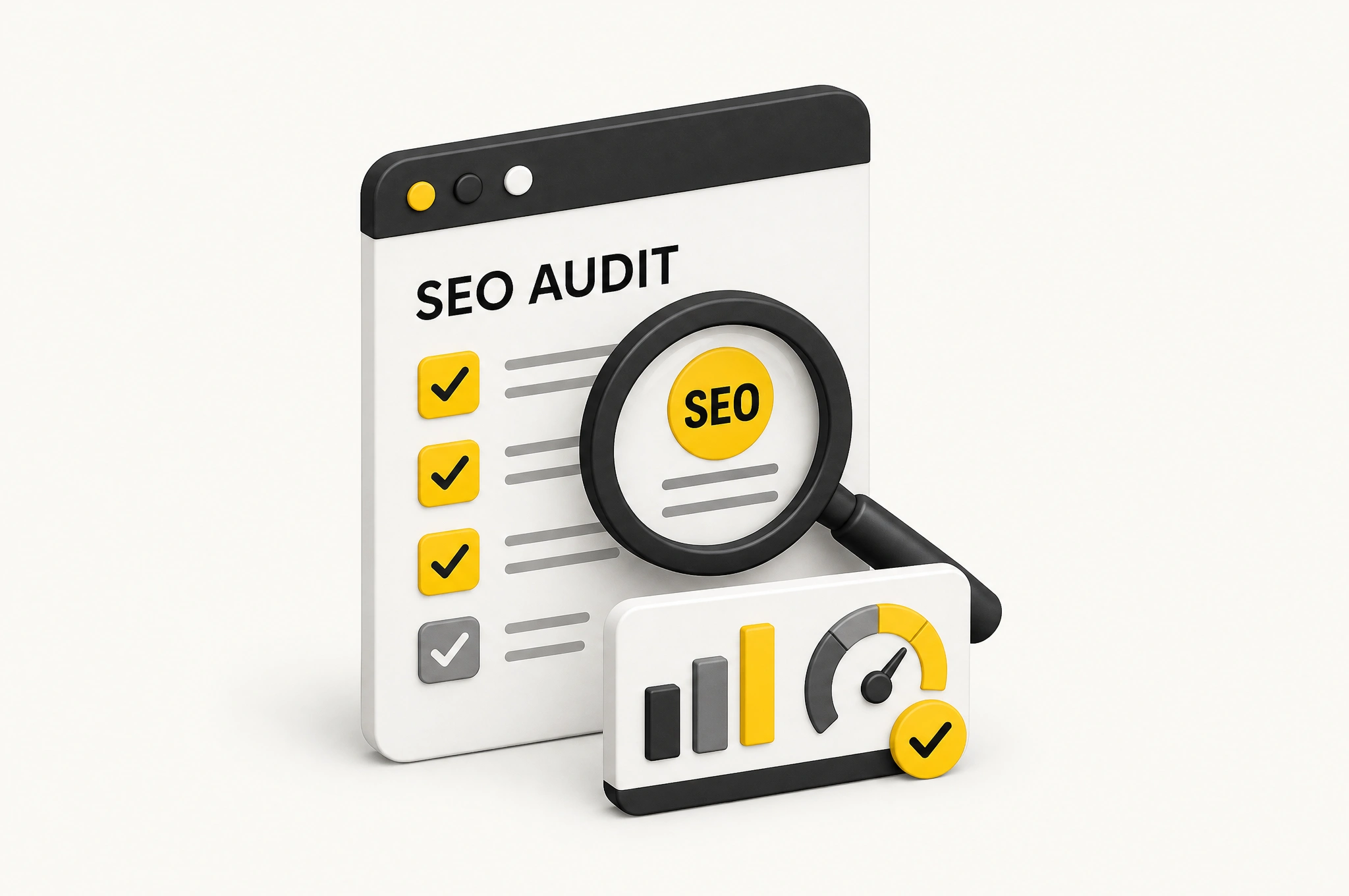 SEO audit Mumbai - laptop showing SEMrush technical SEO audit for Mumbai business website